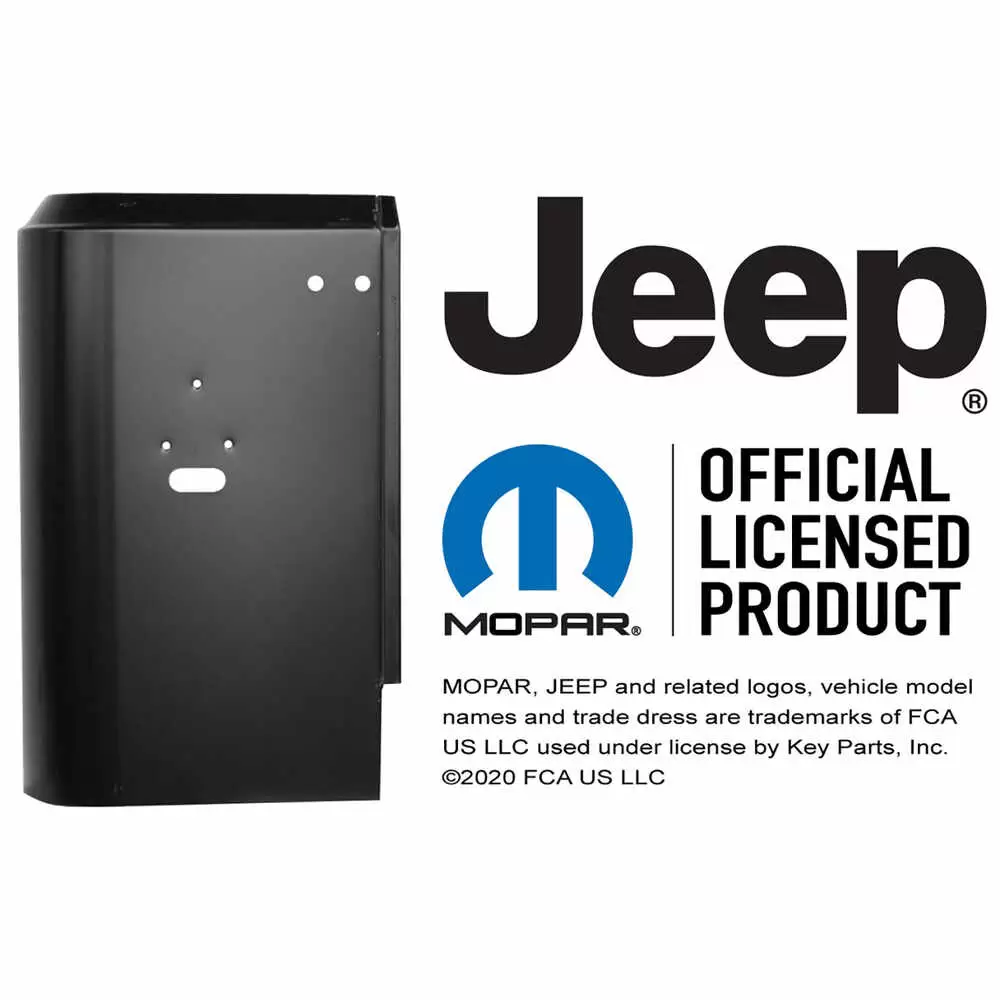 1976-1986 Jeep CJ7 Tail Light Panel - 0479-135 Left Side