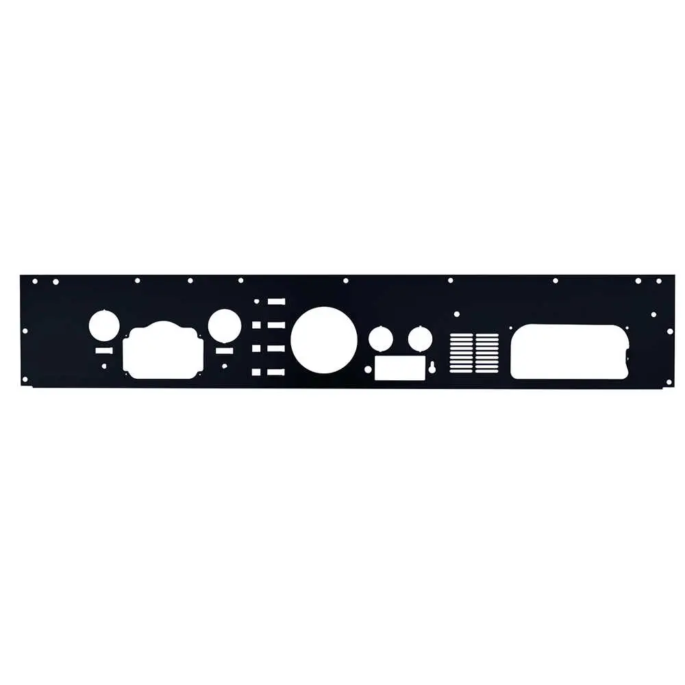 1976-1986 Jeep Cj8 Dash Panel One Speaker Grille with Tach and Clock Holes