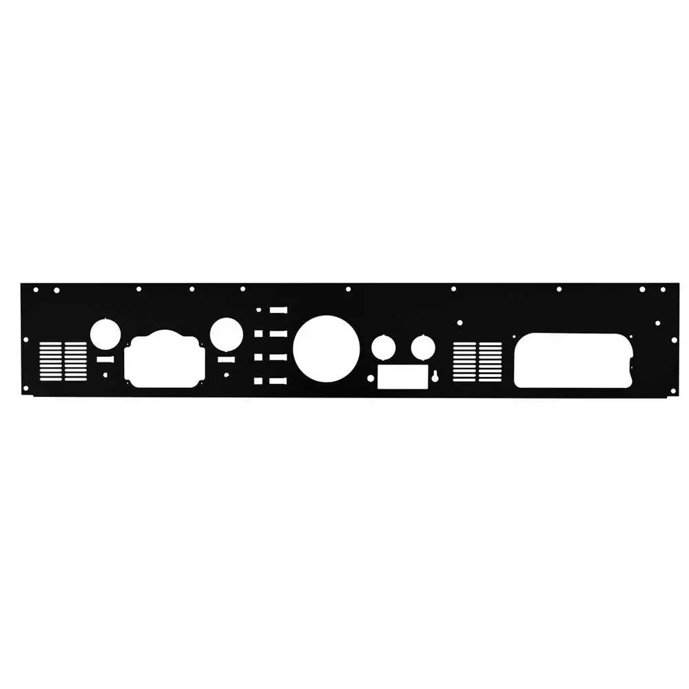 1976-1986 Jeep Cj8 Dash Panel Two Speaker Grilles with Tach and Clock Holes