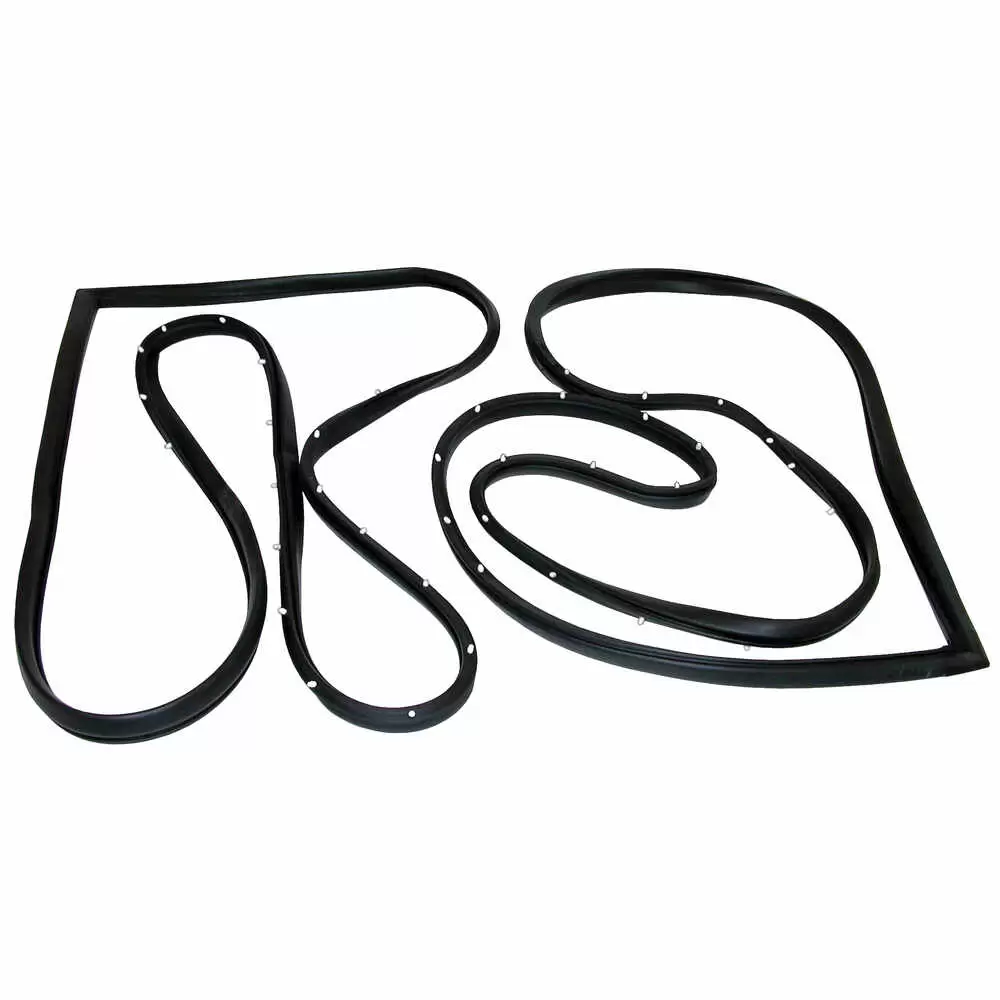 1977-1986 Oldsmobile 98 Front Door Weatherstrip Seal Set, 4DR