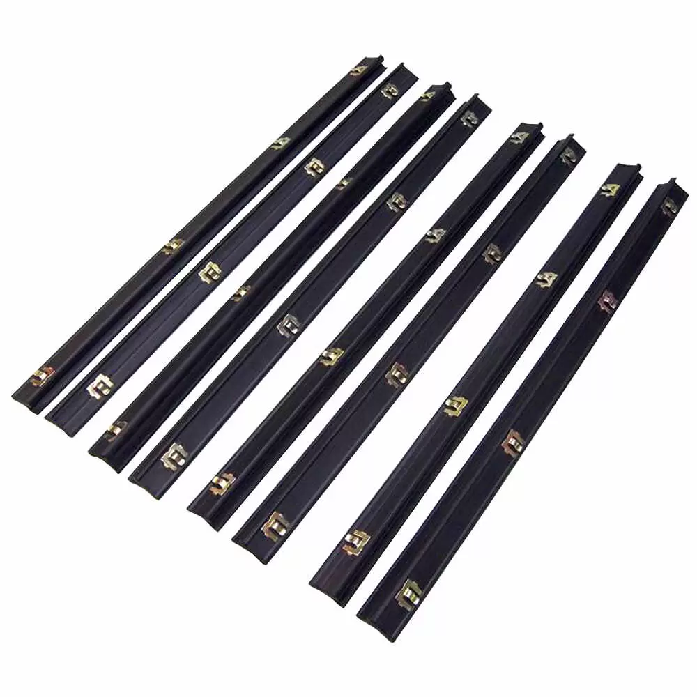 1978-1978 Jeep Wagoneer SJ 4 Door Inner & Outer & Front & Rear Window Belt Felt Sweep Kit