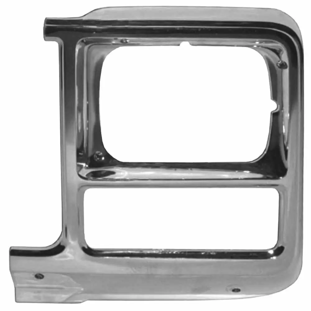 1979-1980 Chevrolet Pickup Truck CK Single Rectangular Chrome Headlight Door - Left Side