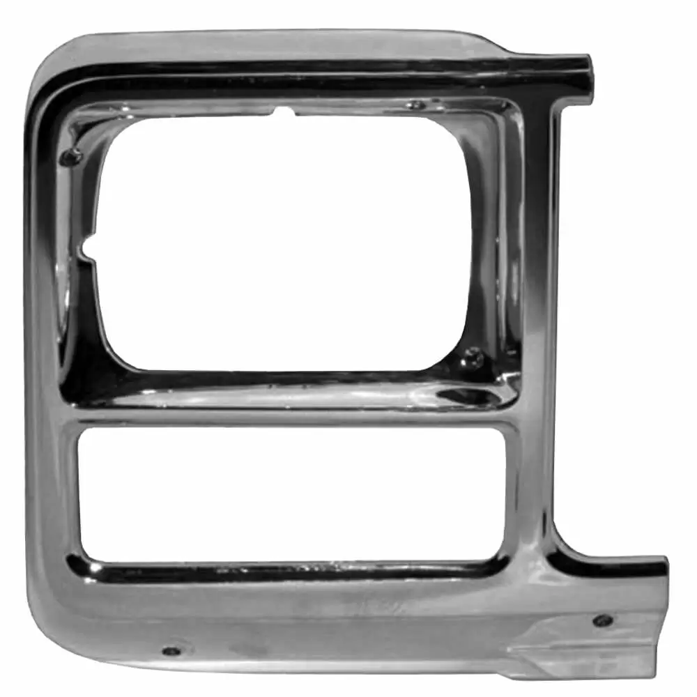 1979-1980 Chevrolet Pickup Truck CK Single Rectangular Chrome Headlight Door - Right Side