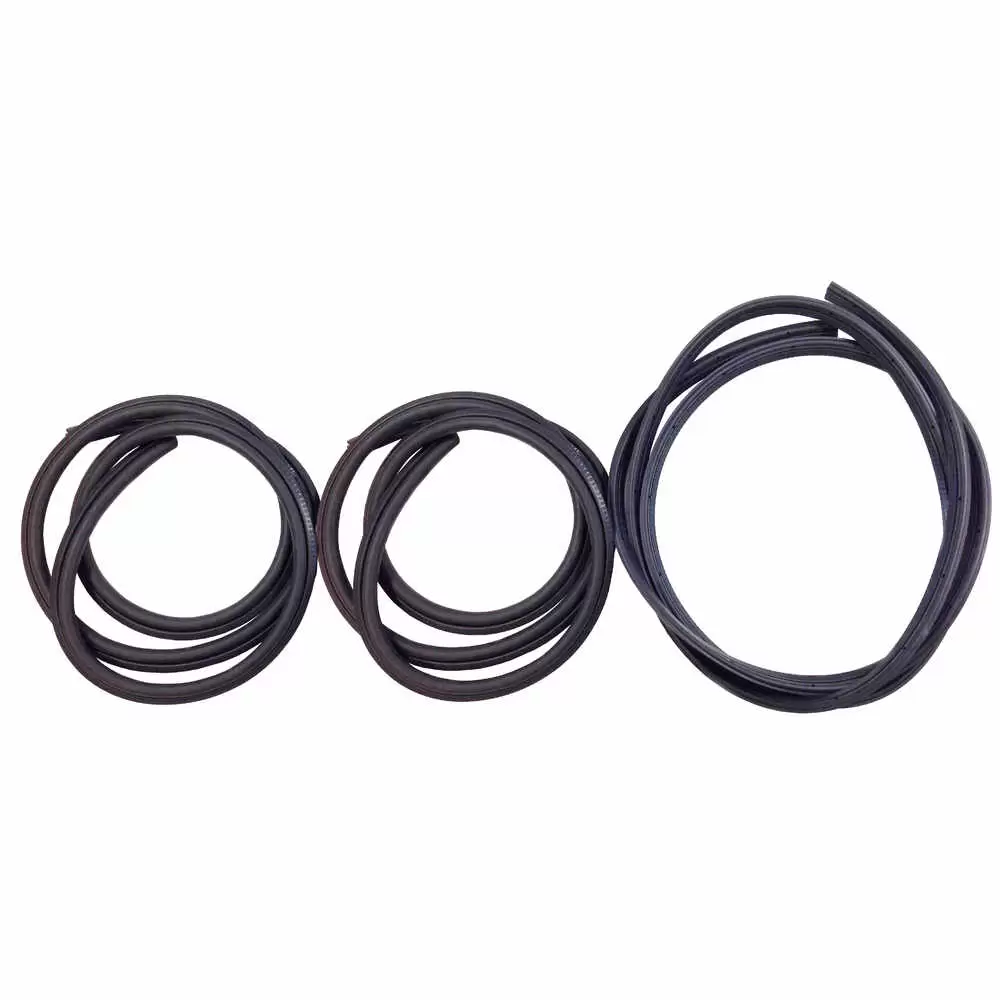 1979-1993 Ford Mustang Door & Trunk Seal Weatherstrip - 3 Piece Kit - Coupe / Convertible