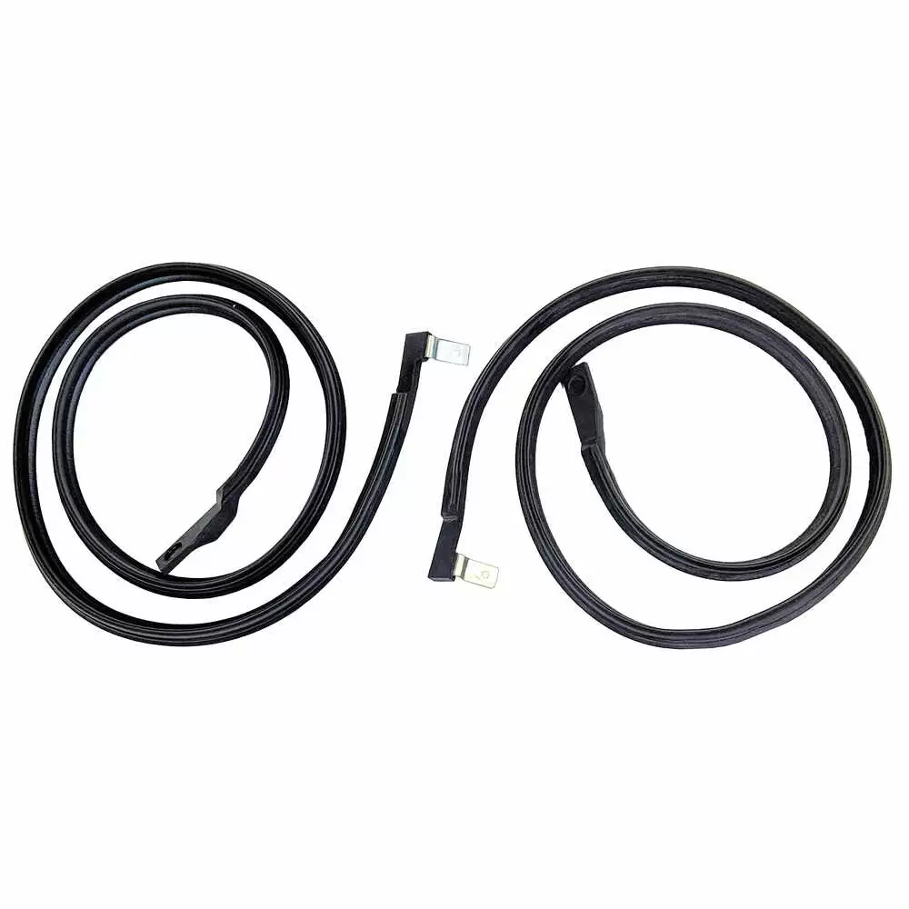 1980-1980 GMC Pickup Truck CK Upper Seal Weatherstrip on Door - Pair