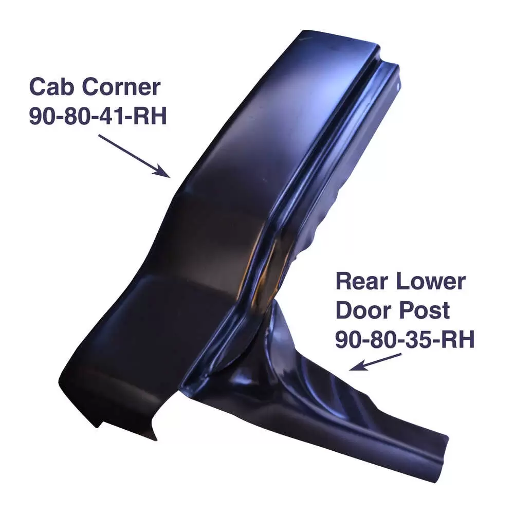 1980-1984 Ford F100 Pickup Truck Cab Corner - Right Side