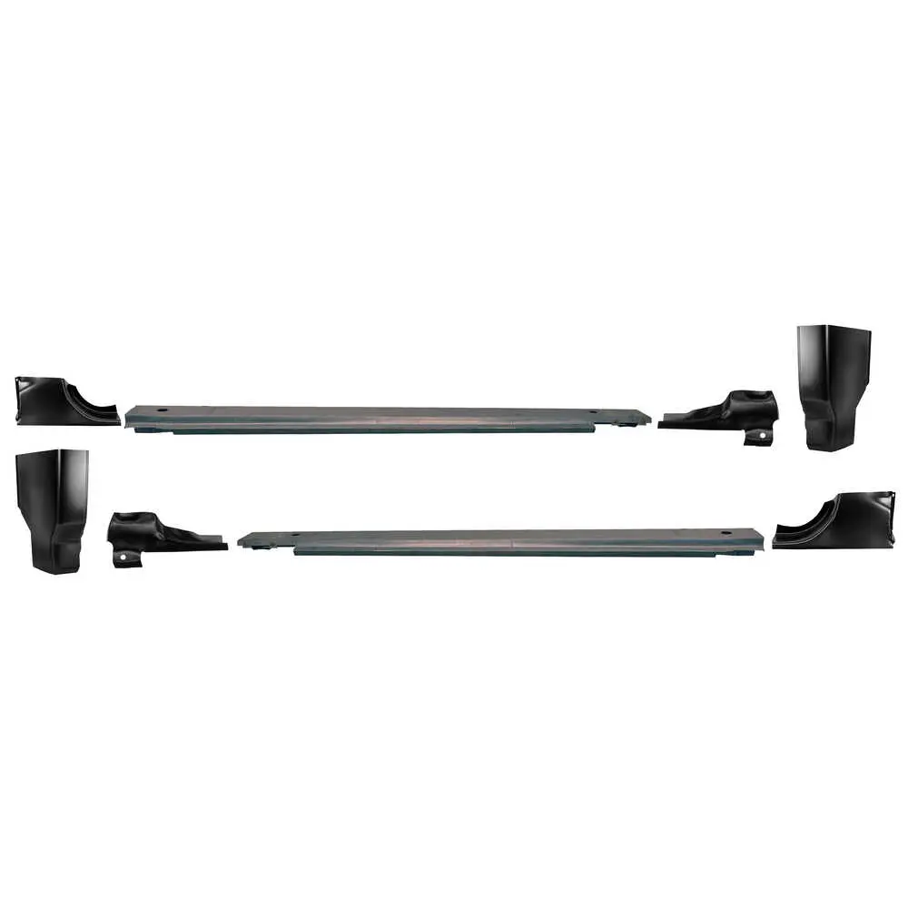 1980-1984 Ford F100 Pickup Truck Rocker Panel & Cab Corner & Door Post Kit