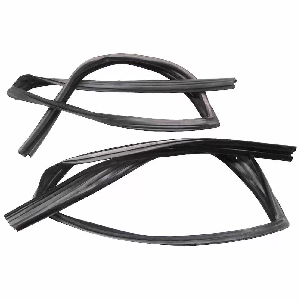 1980-1985 Oldsmobile 88 Rear Glass Run Window Channel - B & C Body Sedan - 4 Door - Pair