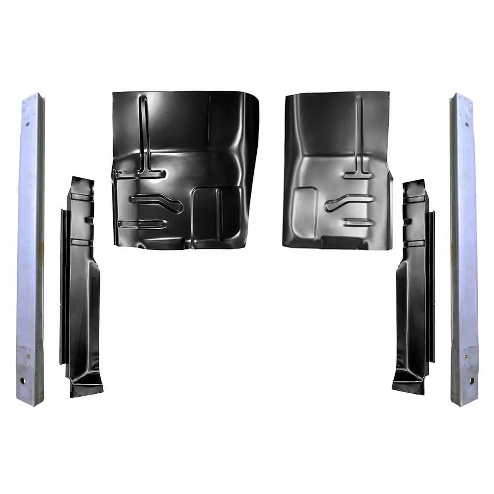 1980-1986 Ford F150 Pickup Truck Inner and Outer Floor Pan Kit