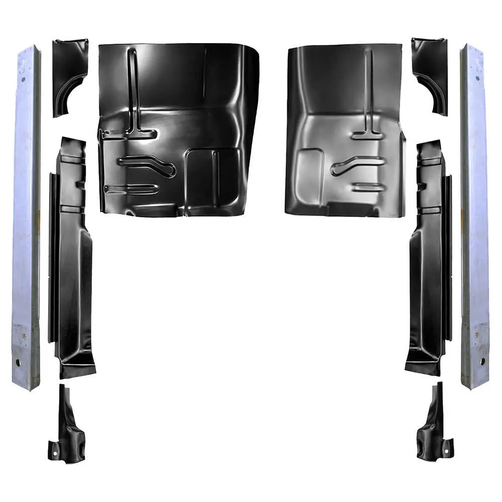 1980-1986 Ford F150 Pickup Truck Inner & Outer Floor & Rocker Kit