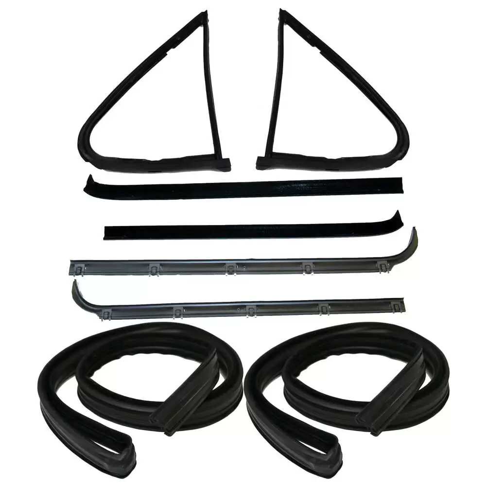1980-1986 Ford F150 Pickup Truck Sweep Belt & Glass Run Window Channel & Door Seal Kit