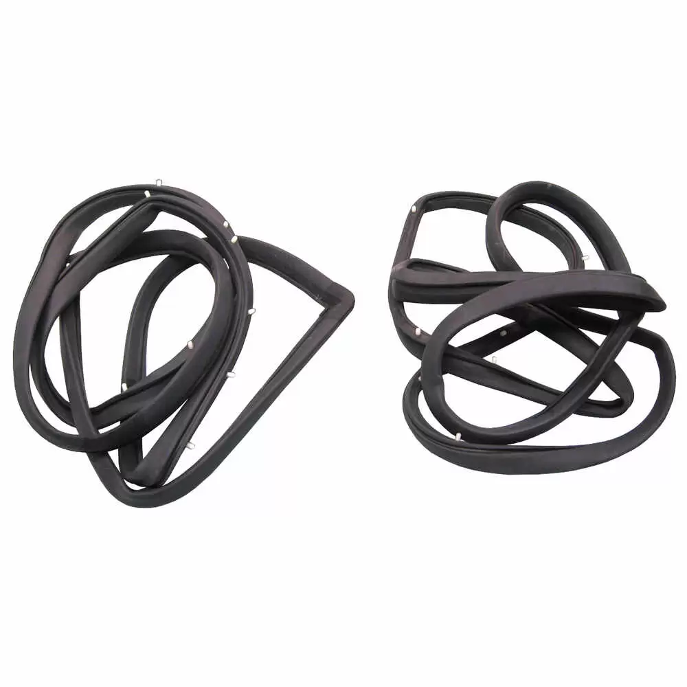 1980-1990 Oldsmobile Custom Cruiser Sedan Rear Door Seal Set on a 4 Door