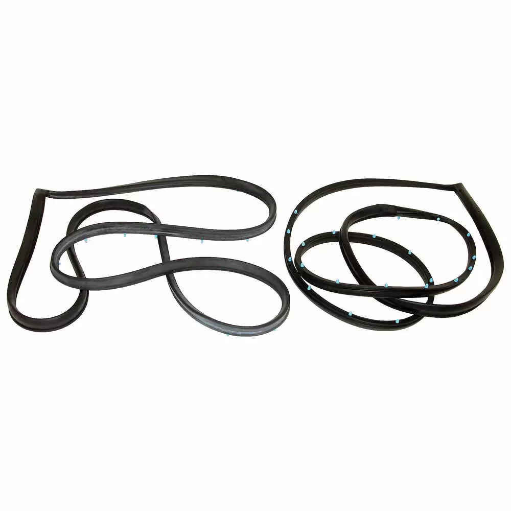 1980-1992 Cadillac Fleetwood Brougham Front Door Weatherstrip Seal Kit, 4DR