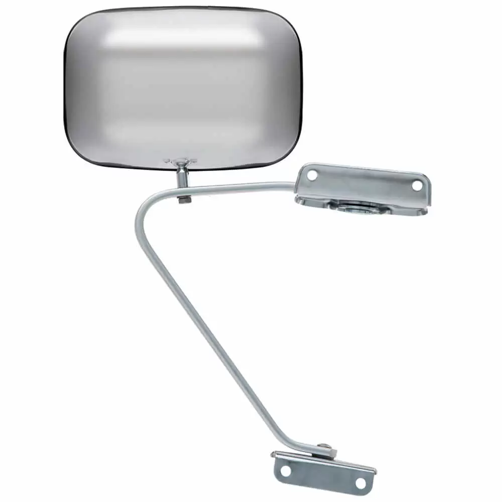 1980-1996 Ford Bronco Flat Glass Mirror Assembly with 5" x 8" - Right Side