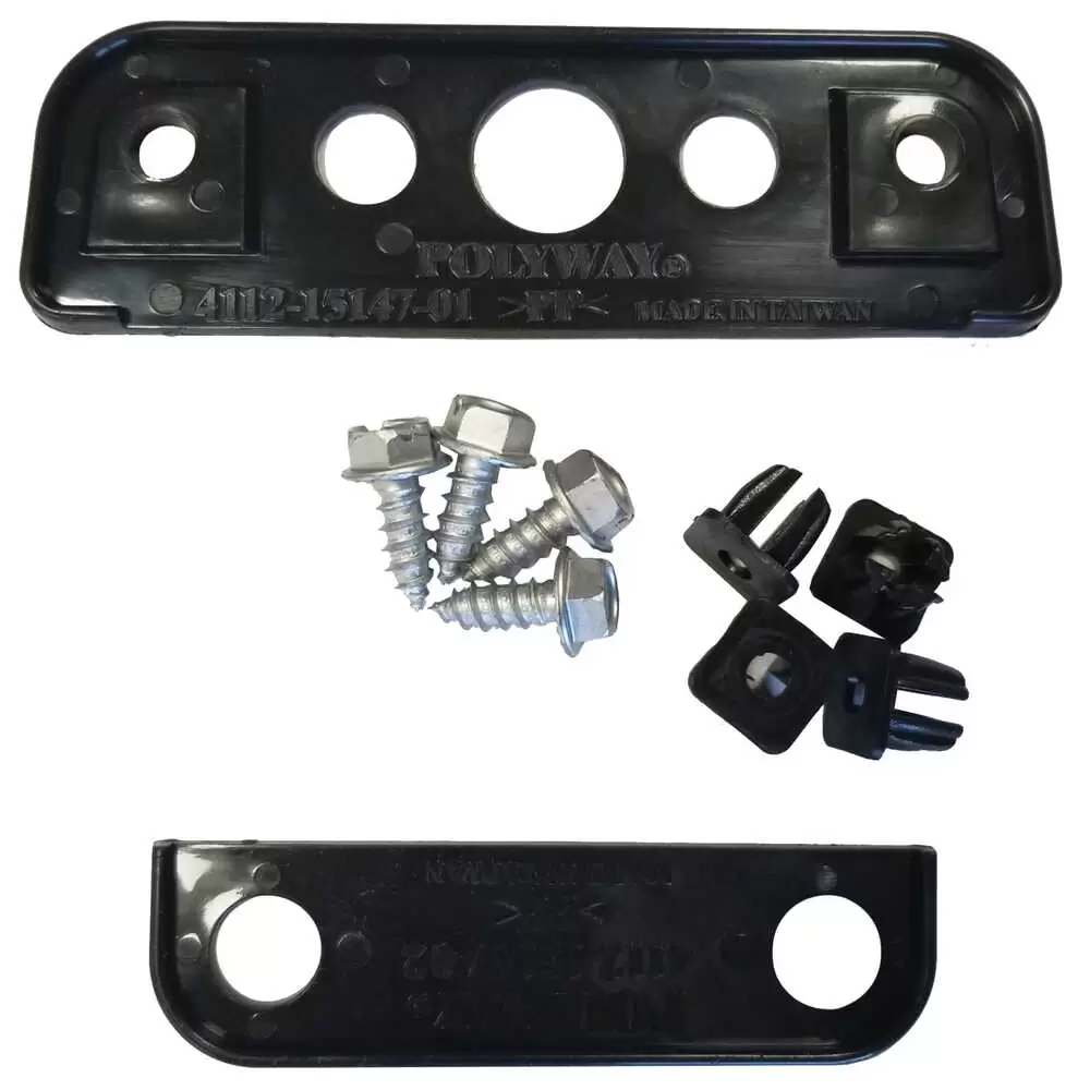 1980-1996 Ford Bronco Flat Glass Mirror Assembly with 5" x 8" - Right Side