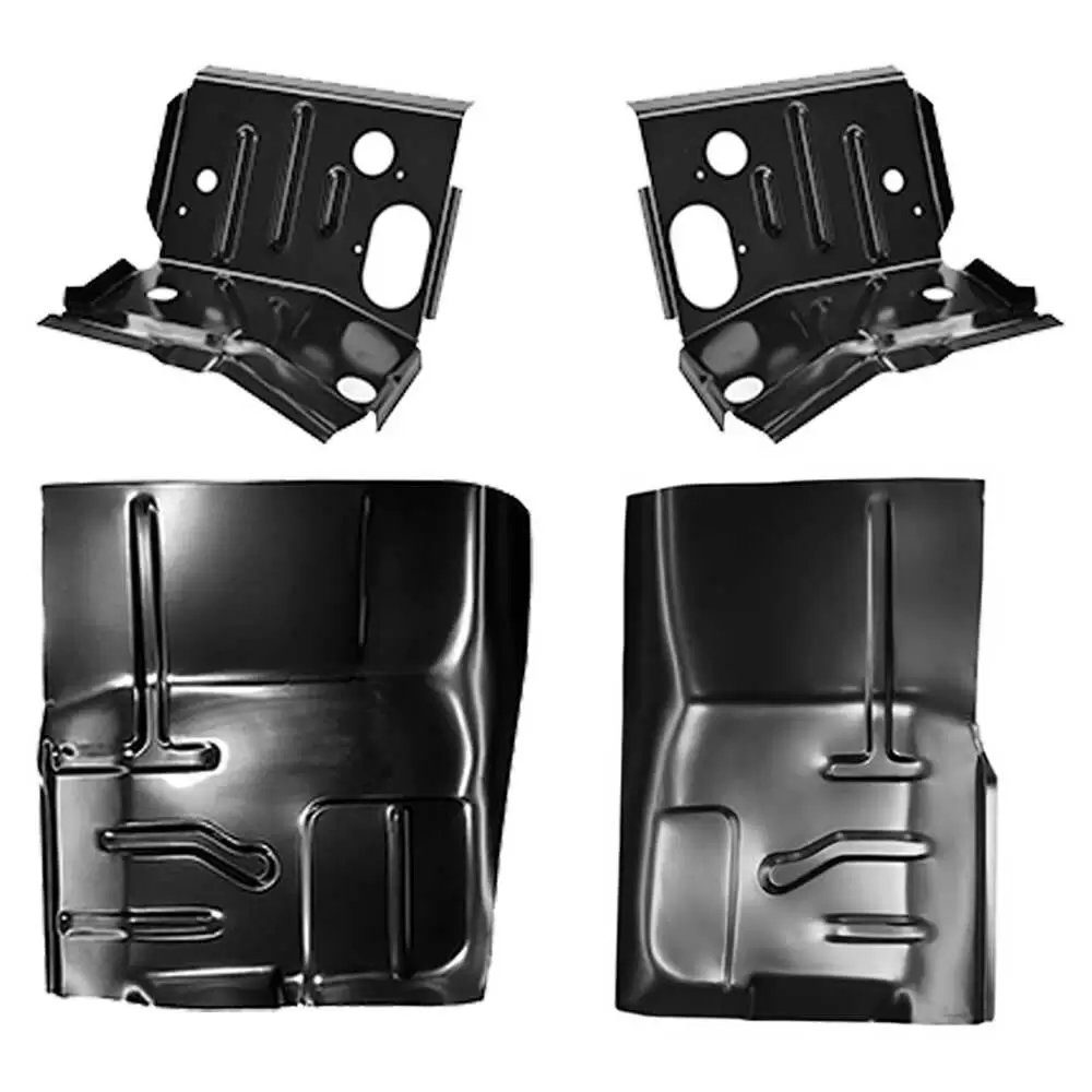 1980-1998 Ford F250 Pickup Cab Mount Floor Support & Floor Pan Kit