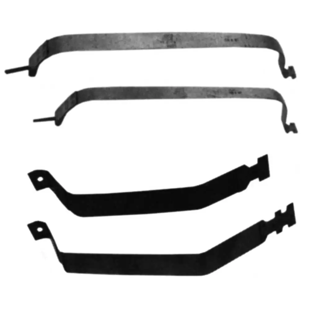 1980-1998 Ford F250 Pickup Gas tank straps  & Top Straps Kit for 19 gallon side mount gas tanks, for 80-98 Ford Pickup