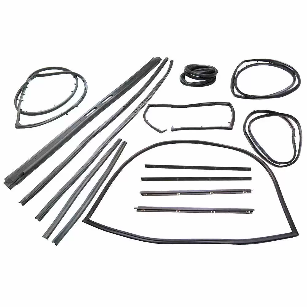 1981-1986 Jeep Scrambler 15 Piece Weatherstrip Kit for Jeep with Movable Vent