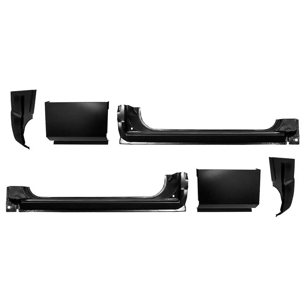 1982-1993 Chevrolet S10 Pickup Super Cab Cab Corner, Extension & OEM Style Rocker Panel Kit
