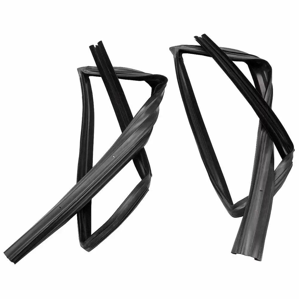 1983-1986 Pontiac Parisienne Front Glass Run Window Channel - B C &. D Body - 4 Door - Pair