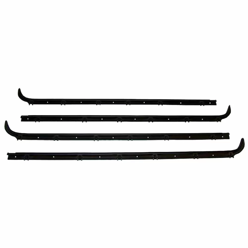 1984-1988 Ford Bronco II Inner & Outer Window Belt Felt Sweep Kit without vent windows