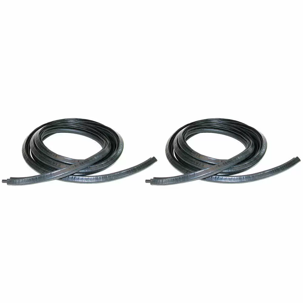 1984-1988 Jeep J10 J20 J40 Front Door Weatherstrip Seal Kit - Pair