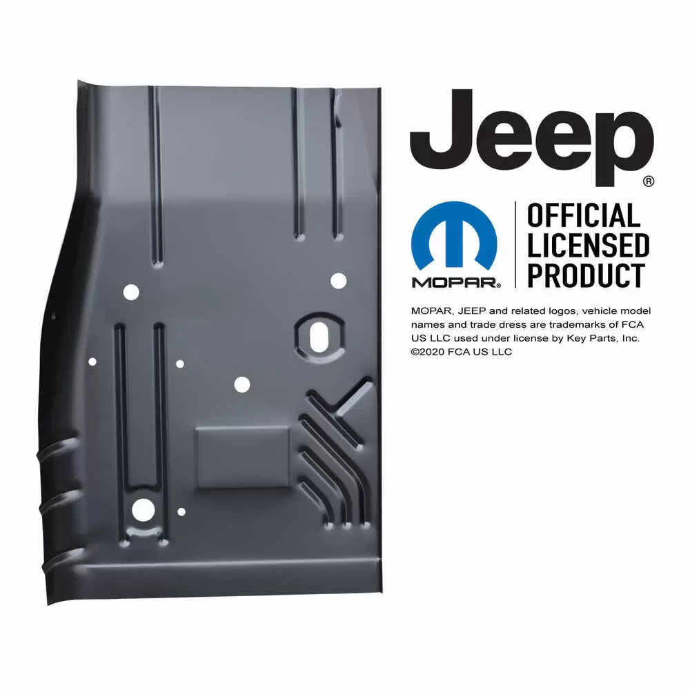 1985-1985 Jeep Cherokee XJ Floor Pan Rear Section - Right Side