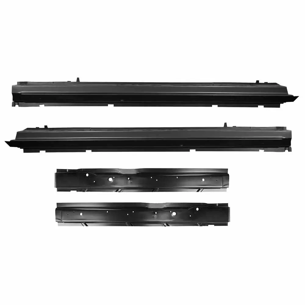 1985-1985 Jeep Cherokee XJ Rocker Panel and Inner Backing Plate Kit
