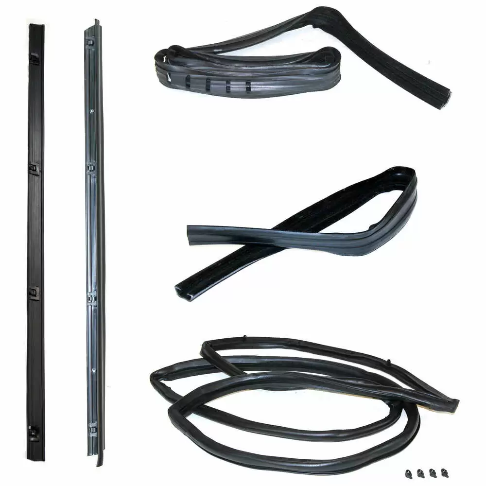1985-1985 Jeep Scrambler Sweep Belt & Glass Run Window Channel & Door Seal Kit - Right Side