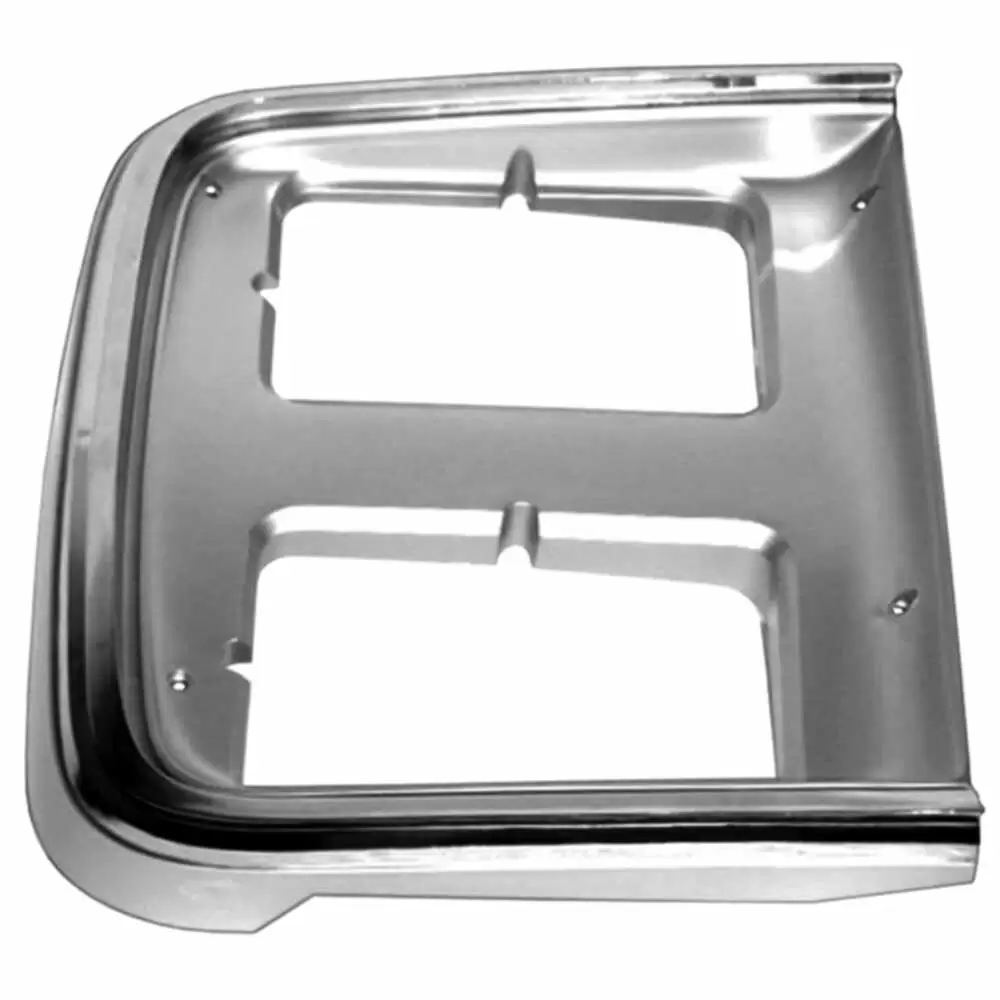1985-1991 GMC Van Chrome Dual Rectangular Headlight Door - Right Side