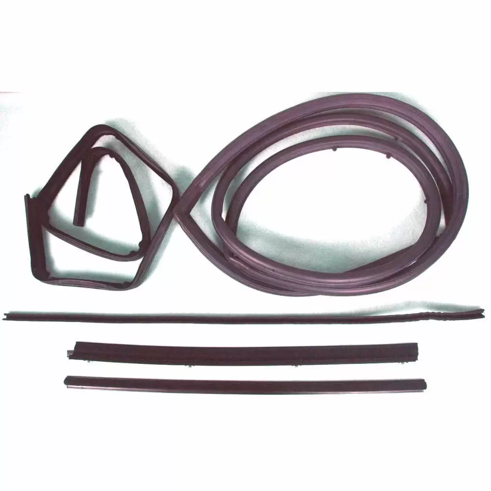 1986-1986 Jeep Scrambler Sweep Belt & Glass Run Window Channel & Door Seal Kit - Left side