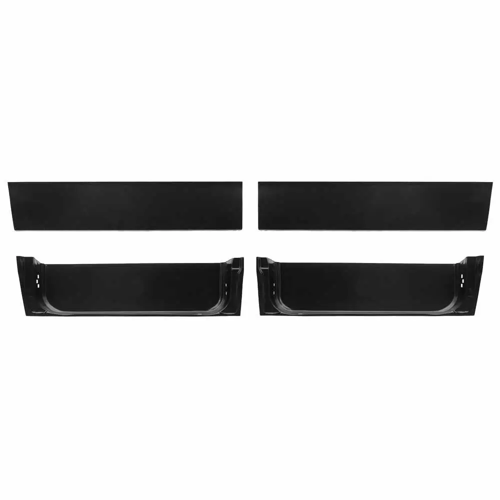 1987-1987 Dodge D Series Pickup Truck Inner & Outer Door Bottom Skin Kit