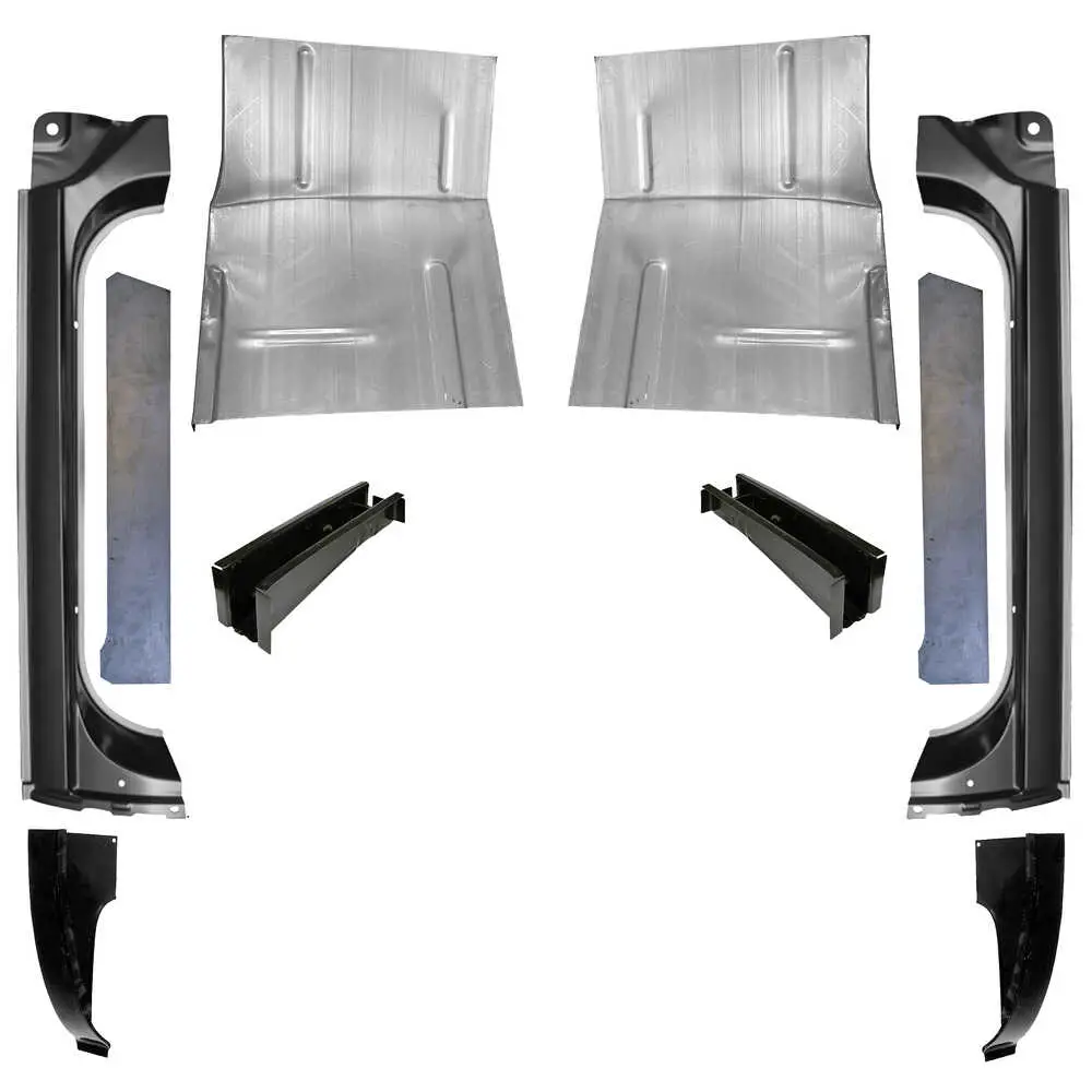 1987-1987 GMC Pickup Truck CK Rocker panel Cab corner Floor pan & Support Kit