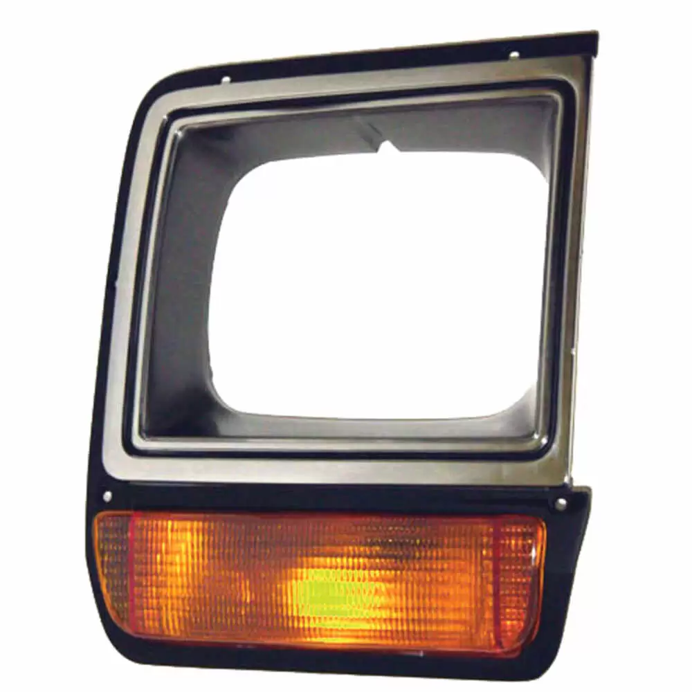 1987-1989 Dodge Raider Chrome/Black Headlight Door - Right Side