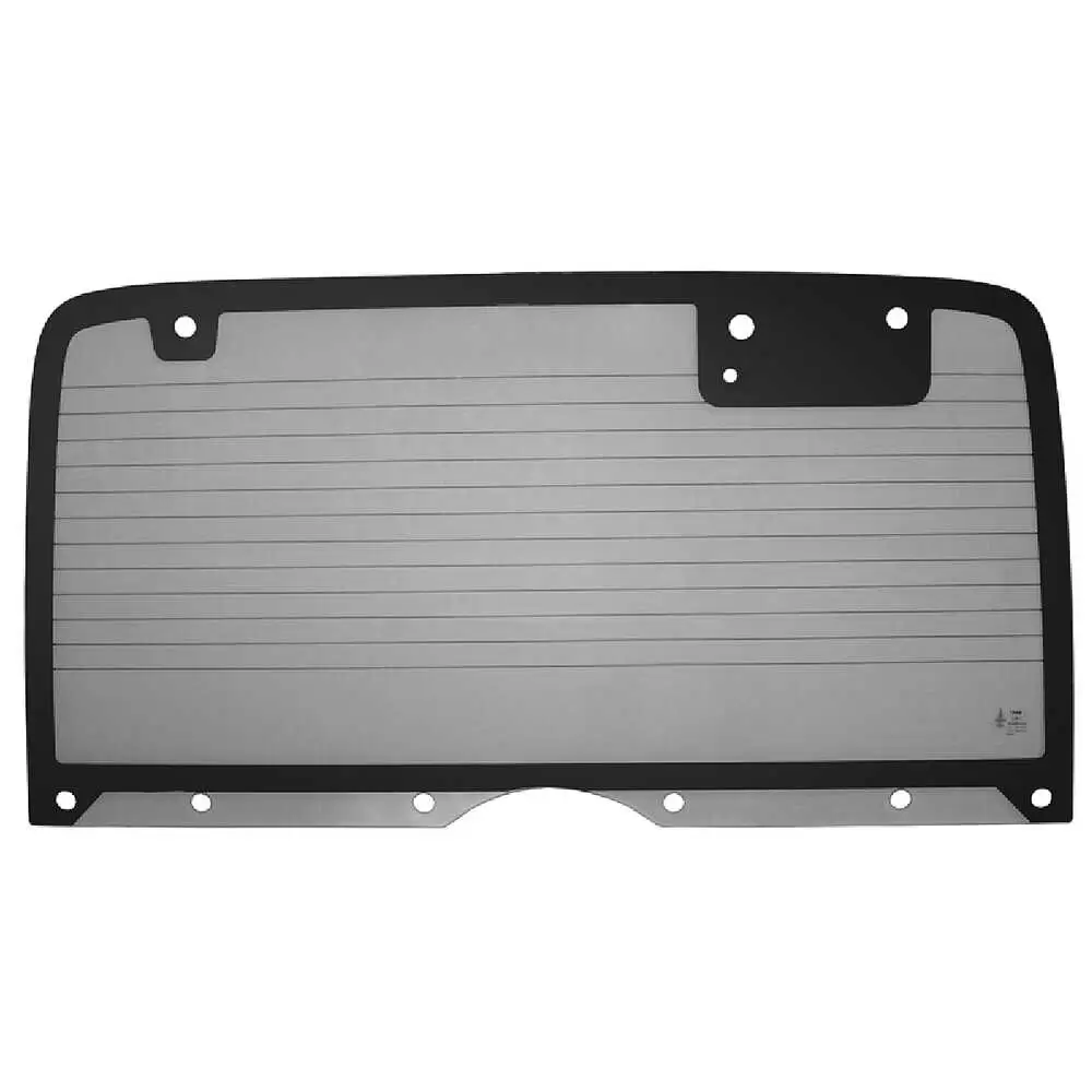 1987-1995 Jeep Wrangler Back Glass with Defrost and Gray Tint