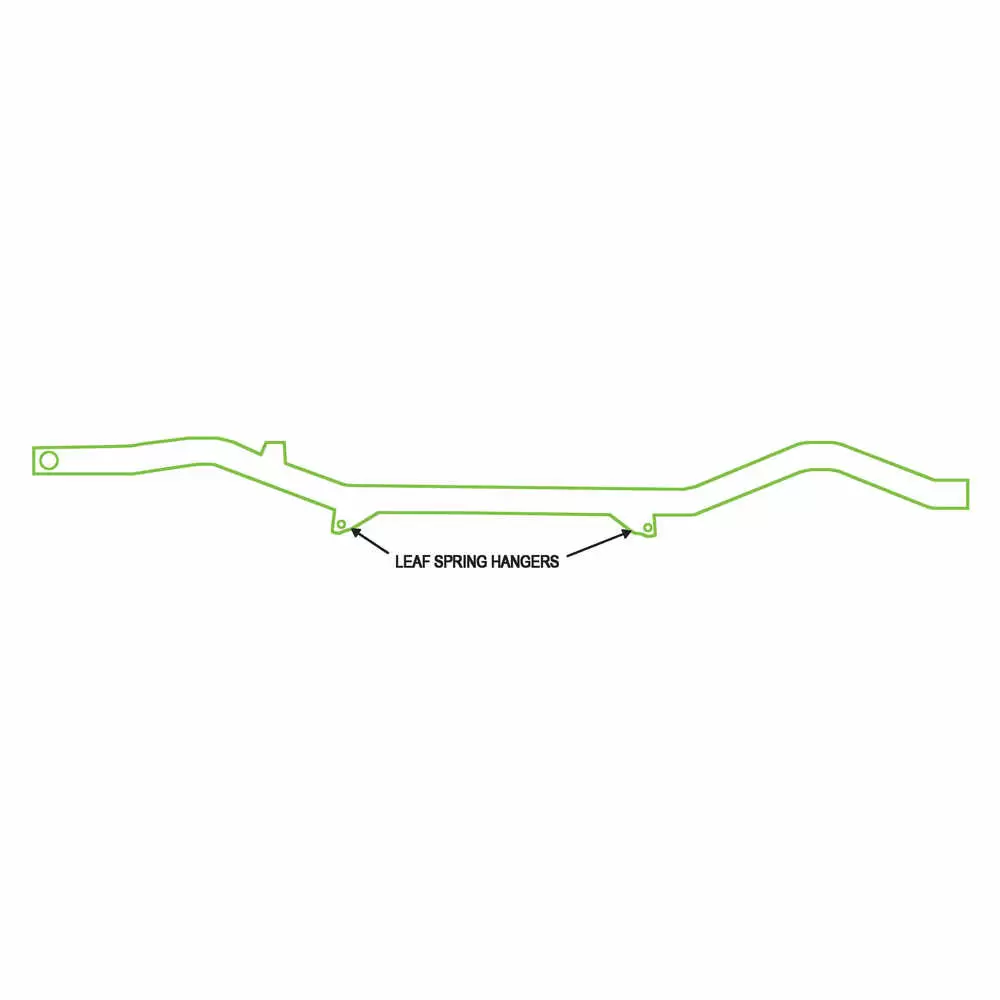 1987-1995 Jeep Wrangler Leaf Spring Hanger - Universal 0480-306
