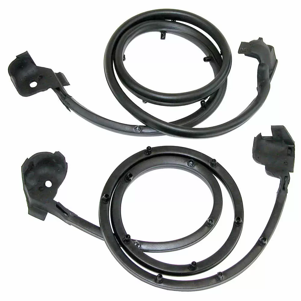 1987-1995 Jeep Wrangler YJ Half Door Weatherstrip Seal Kit - Pair