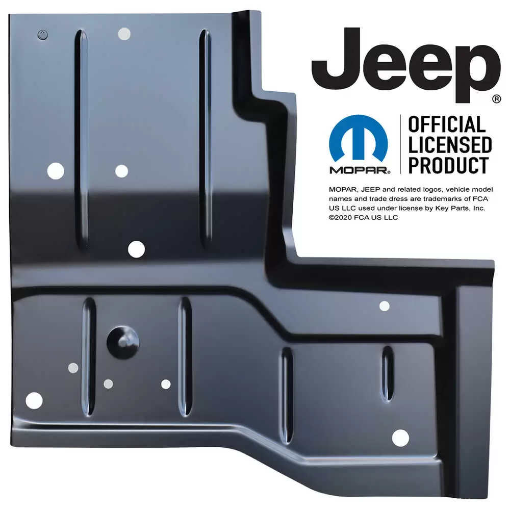1987-1995 Jeep Wrangler YJ Rear Floor Pan - OE Style - 0480-227-L Left Side