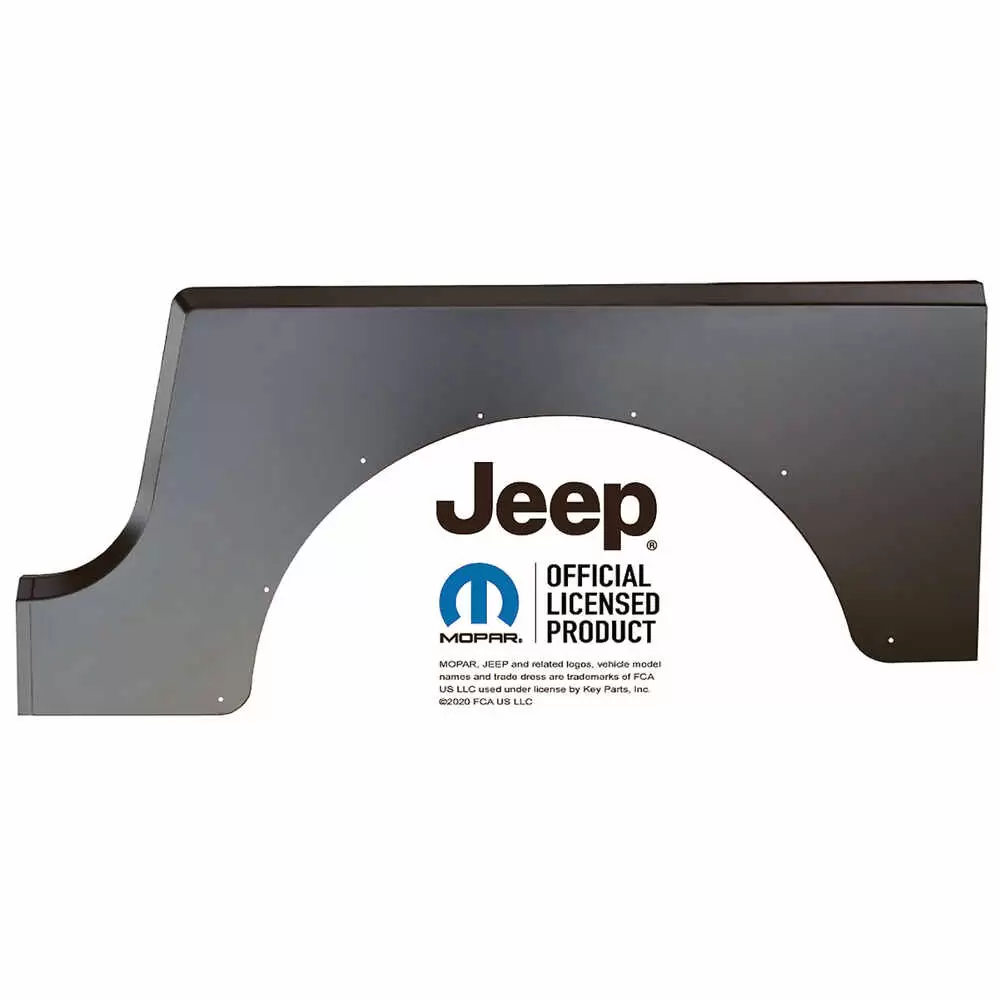1987-1995 Jeep Wrangler YJ Rear Quarter Panel - 0480-125 Left Side