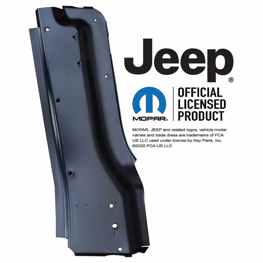 1987-1995 Jeep Wrangler YJ Side Panel Support Assembly - Left Side
