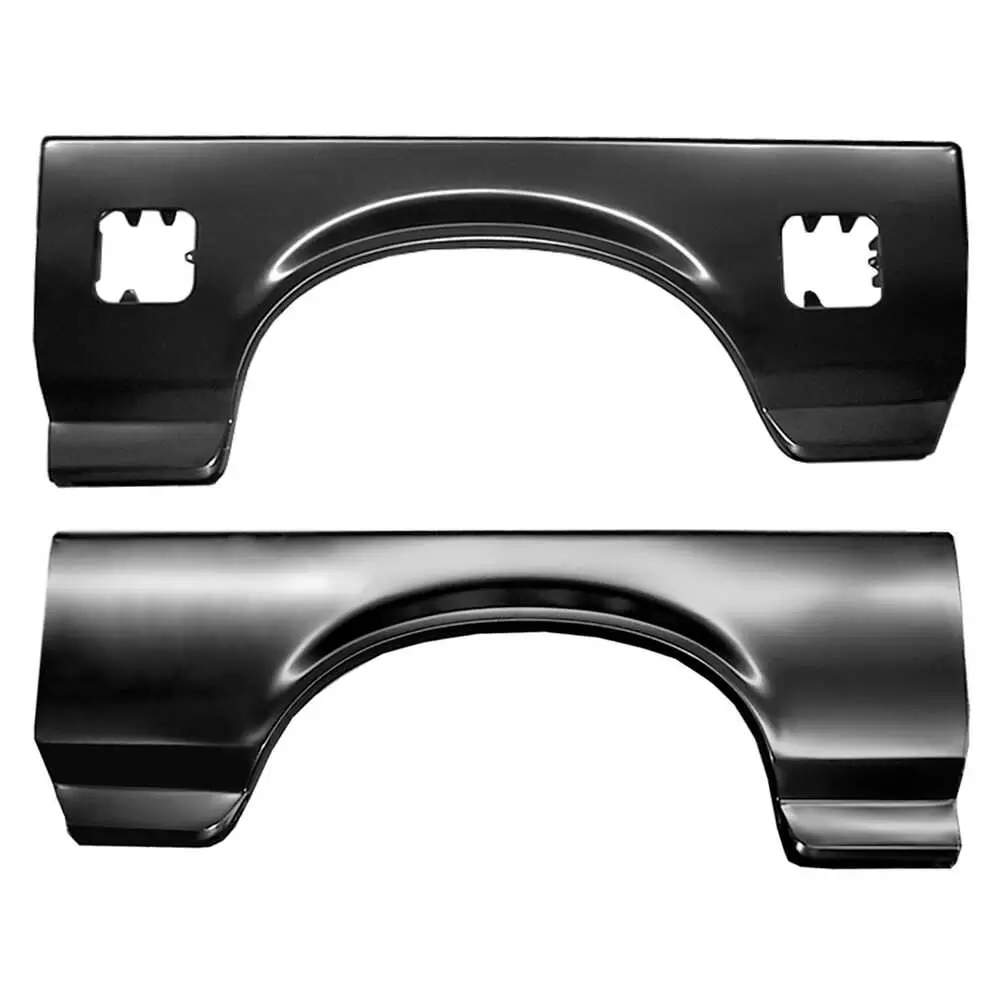 1987-1996 Ford F150 Pickup Truck Left Rear wheel arch with two filler openings & Right Wheel Arch w/o Door Lip no filler hole Kit.