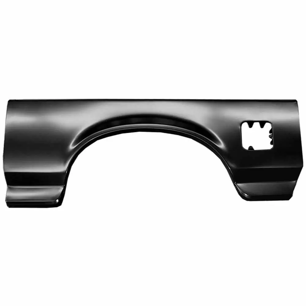 1987-1996 Ford F150 Pickup Truck Wheel Arch Without Door Lip with Fuel Filler Hole - Left Side