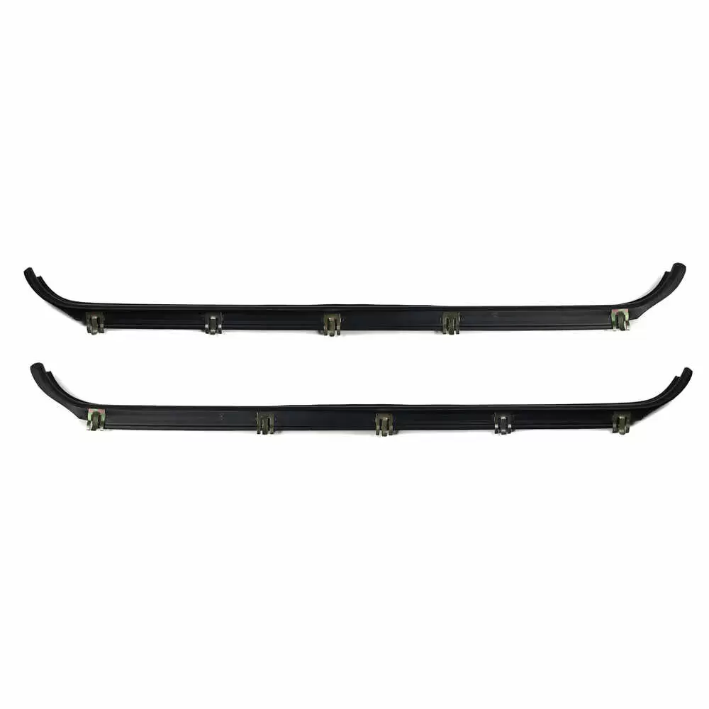 1987-1996 Ford F250 Pickup Crew Cab Outer Window Felt Belt Sweep Kit for Rear Door- Pair