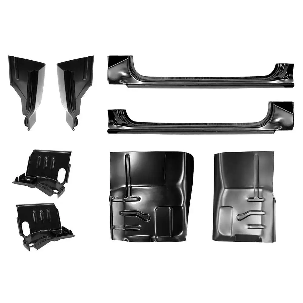 1987-1996 Ford F350 Pickup Cab Corner, Rocker Panel, Floor Pan & Cab Support Repair Kit