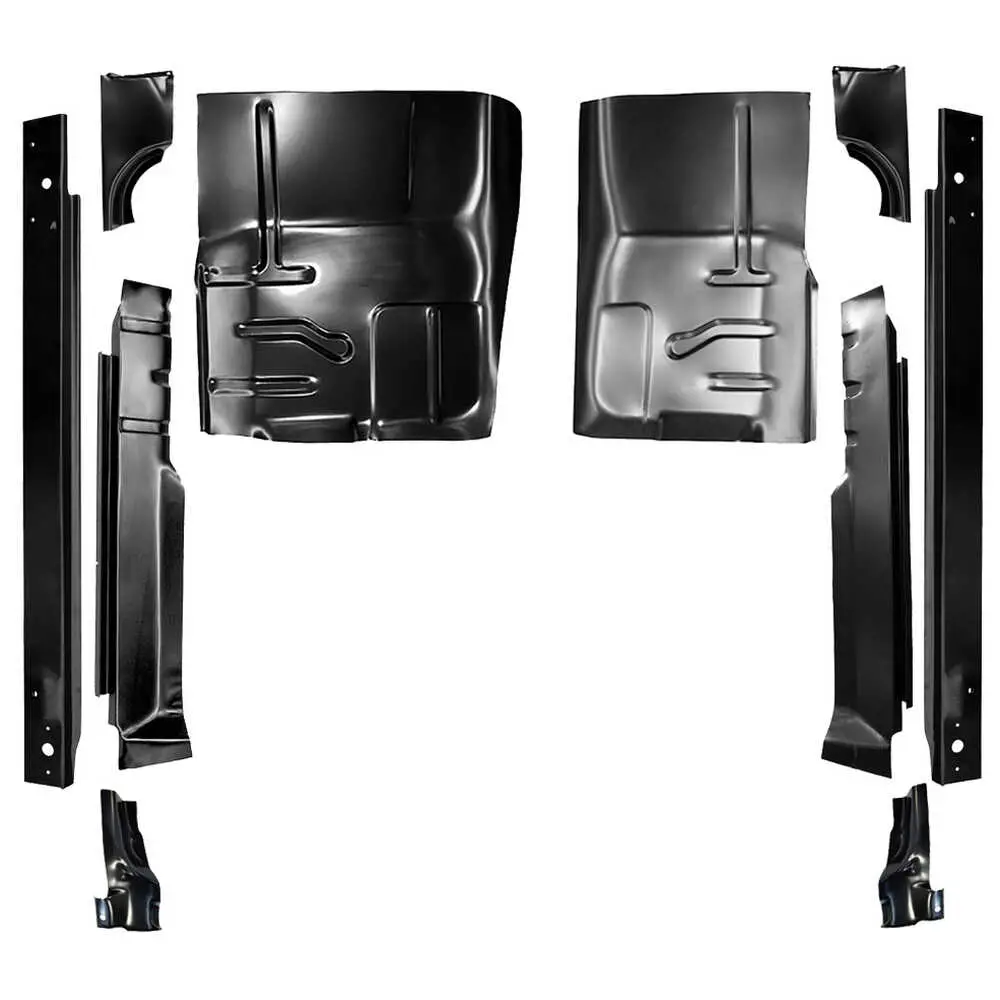 1987-1998 Ford F250 Pickup Inner & Outer Floor & Rocker Kit