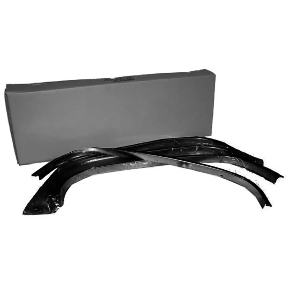 1988-1998 GMC Pickup Truck CK Wheel Arch Molding Kit - Black - 4 Pieces 0852-236