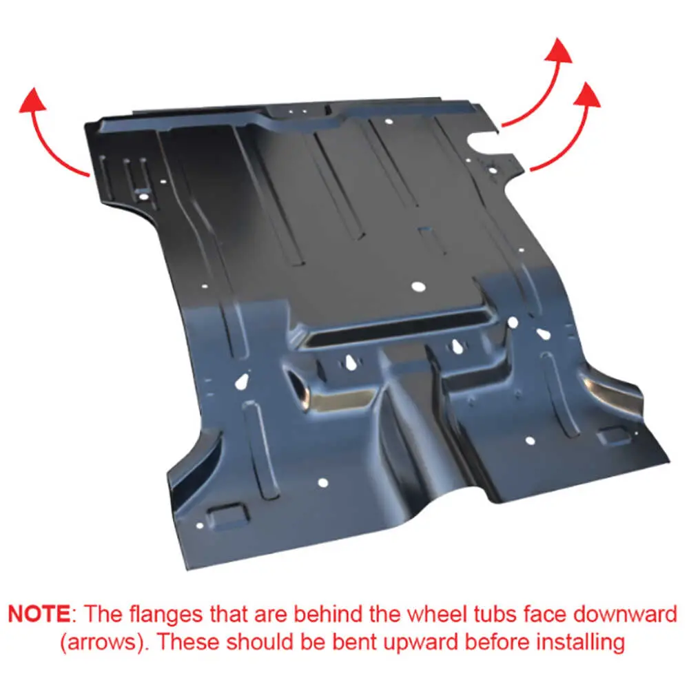 1989-1989 Jeep Wagoneer XJ Cargo Floor Full Floor Skin