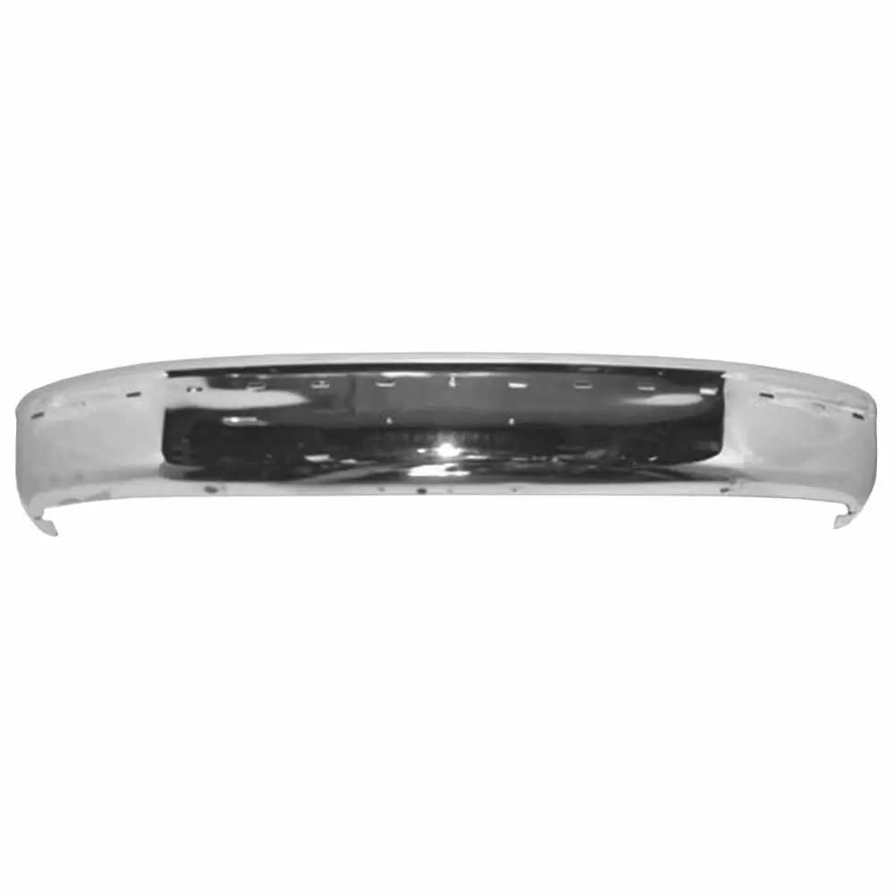 1992-1996 Ford F150 Pickup Truck Chrome Front Bumper with Pad Holes