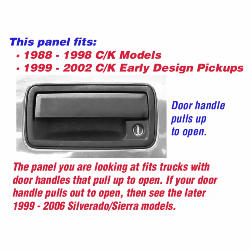 1992-1999 Chevrolet Suburban Manual Fold-away Mirror - Convex Glass