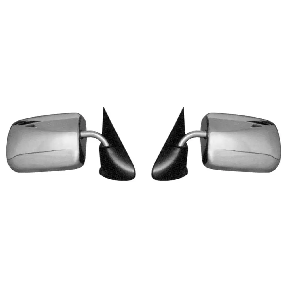 1994-1997 Dodge Ram 2500 Pickup Truck Manual mirror assembly kit, chrome